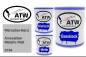 Preview: Mercedes-Benz, Arrowsilber Metallic Matt, 9194: 1L Lackdose + 1L Klarlack + 500ml Härter - Set, von ATW Autoteile West.